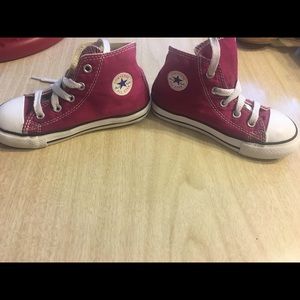 Toddler Dark Pink Converse 9